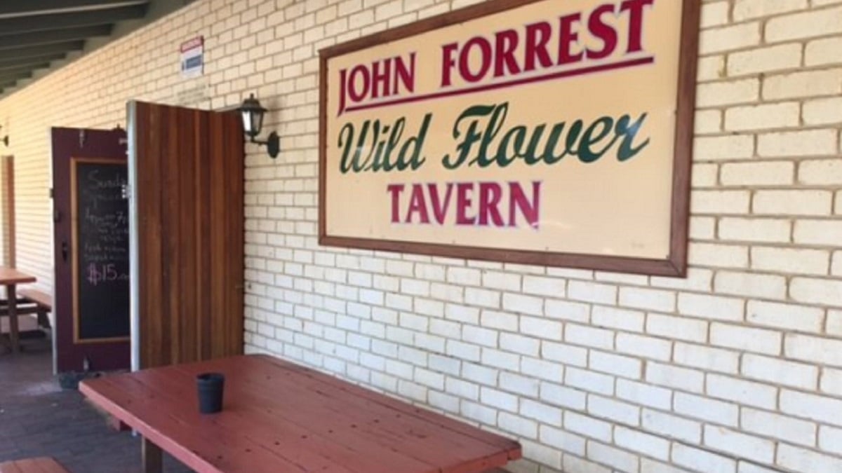 A front view of the John Forrest Tavern.