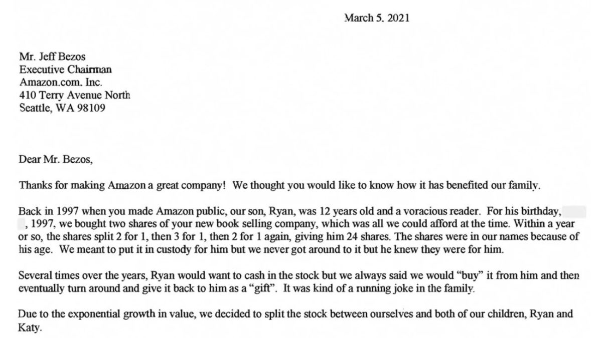 Jeff Bezos’ Final Letter To Shareholders As Amazon CEO