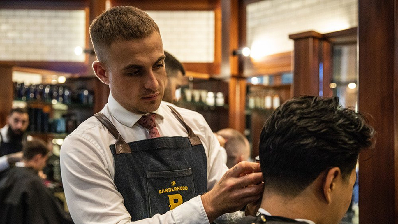 barber dress