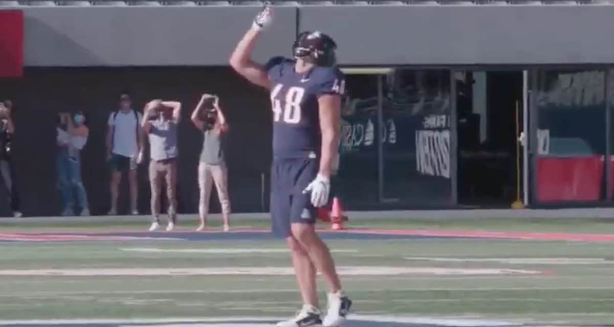 NFL Rob Gronkowski Guinness World Record 600-Foot Catch
