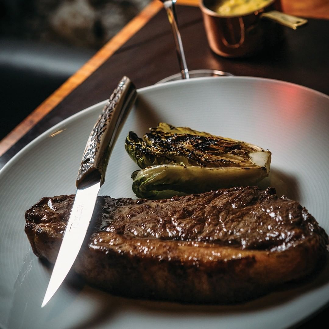Landscape is one of the best restaurants in Hobart, with incredibly juicy steaks.