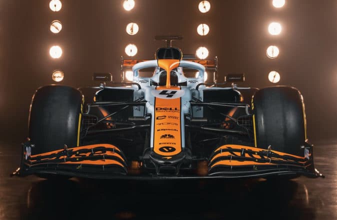 Formula 1 McLaren Racing Monaco Livery gulf oil