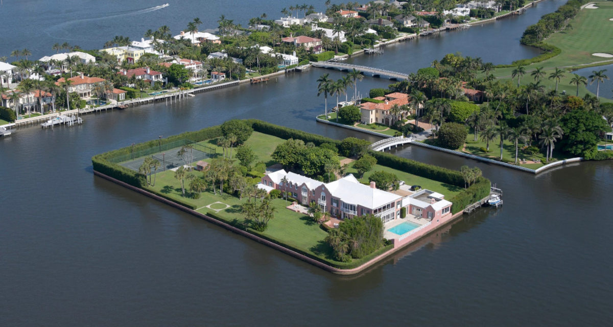 Tarpon Island Iconic Palm Beach Mansion Lists For 120 Million