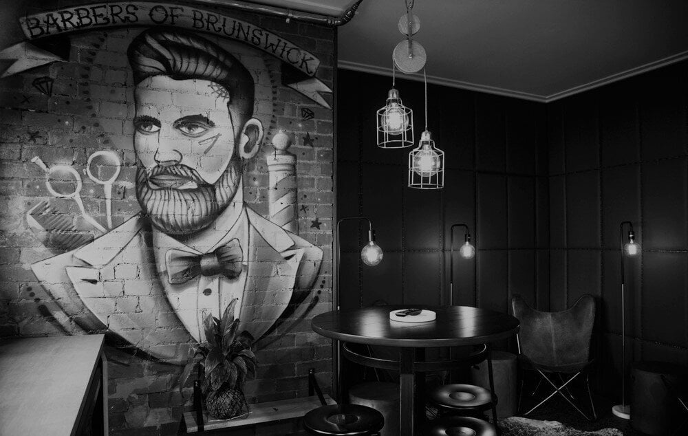 Barbers of Brunswick feels more like a bar than a barber shop, but you'll find some quality service here.