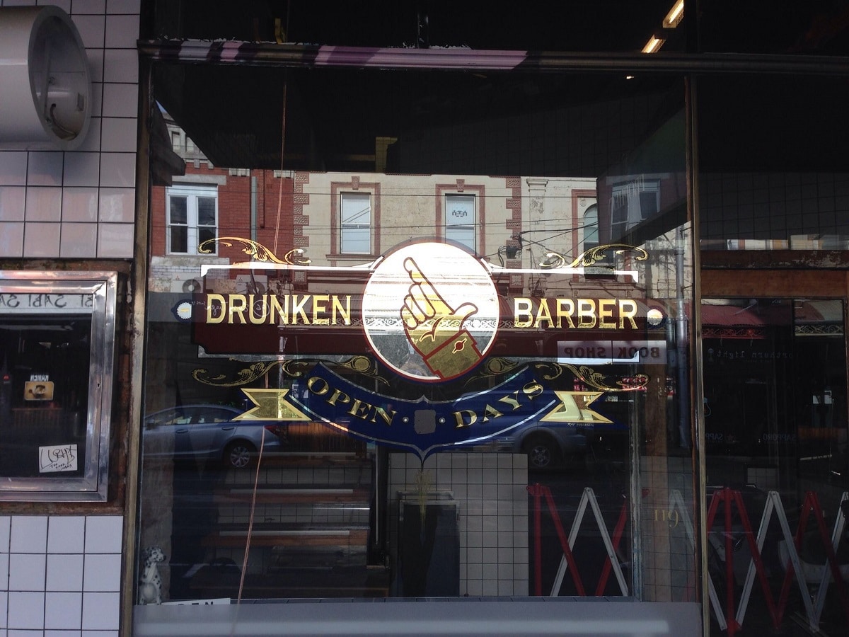 Drunken Barber, despite its worrying name, is one of the best barber shops in Melbourne.