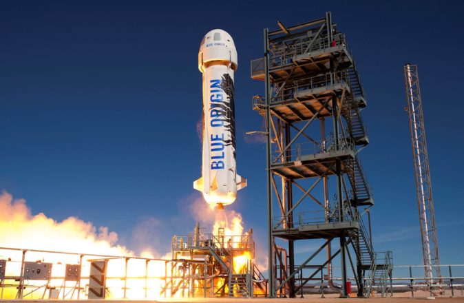 Blue Origin launches auction for a seat on board first human space flight