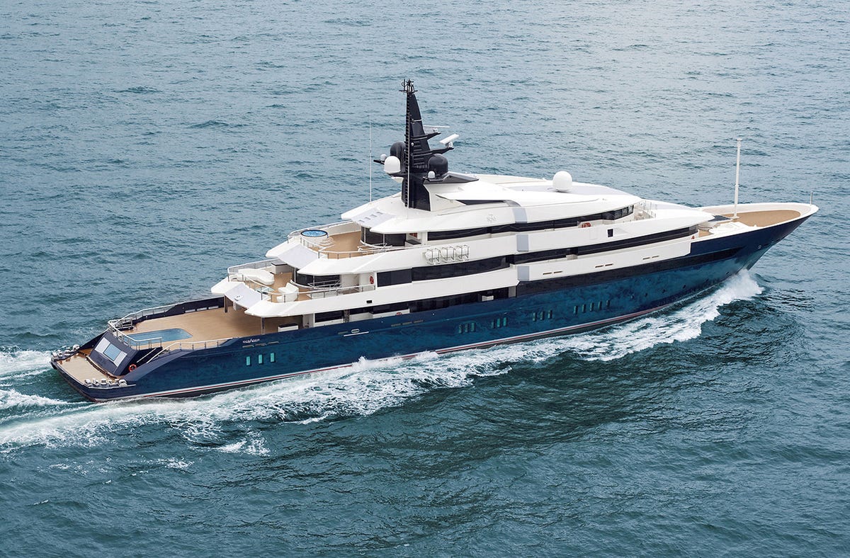 Steven Spielberg’s Superyacht Could Be Yours For $206 Million
