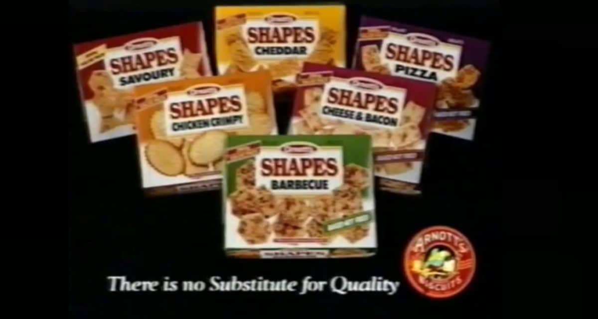 90s snacks australia shapes