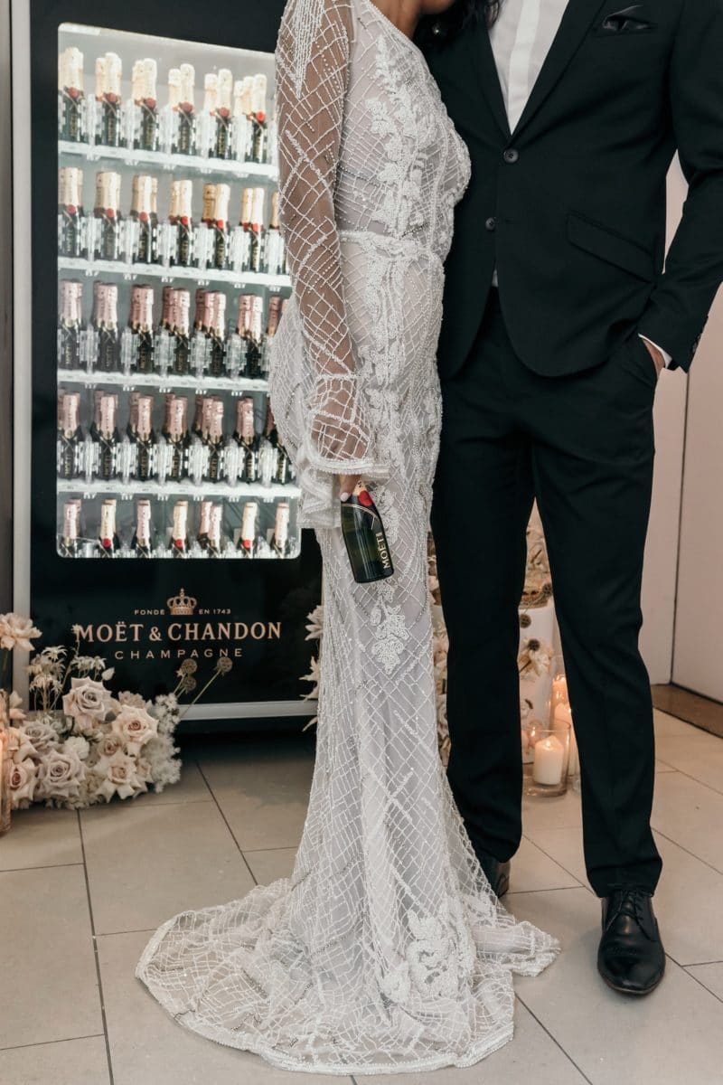 Moët vending machine