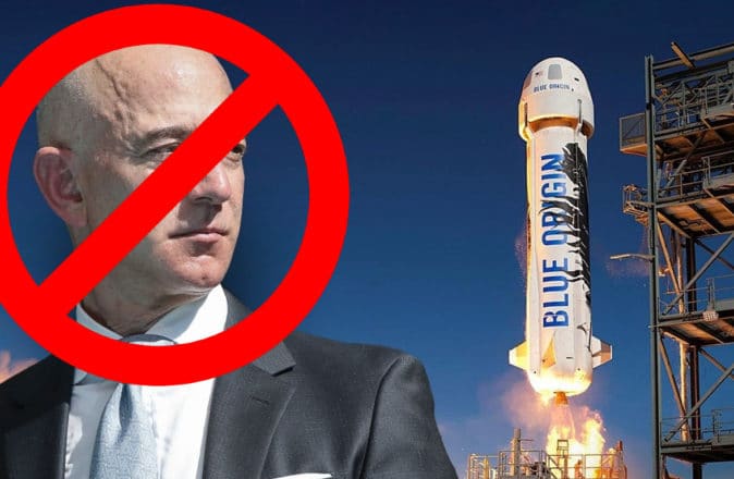 jeff bezos petition space deny re entry earth