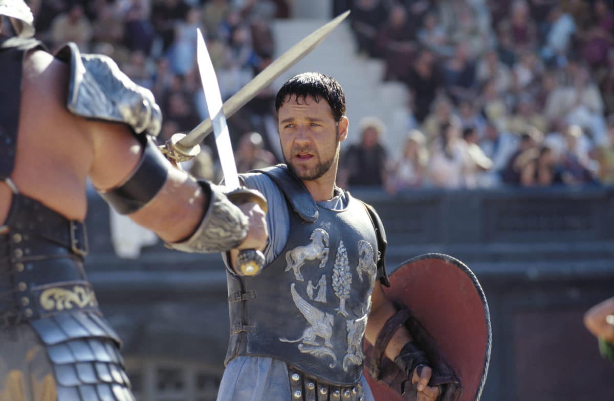 Russell Crowe stars in the Gladiator