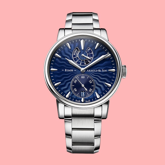 7Arnold and Son Eight Day with Bracelet Circa