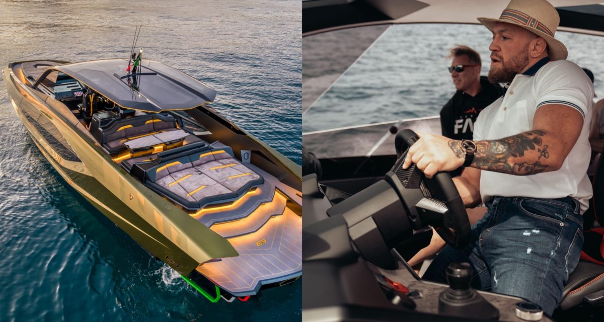 Conor McGregor Goes Full Throttle In His Tecnomar 63 Yacht