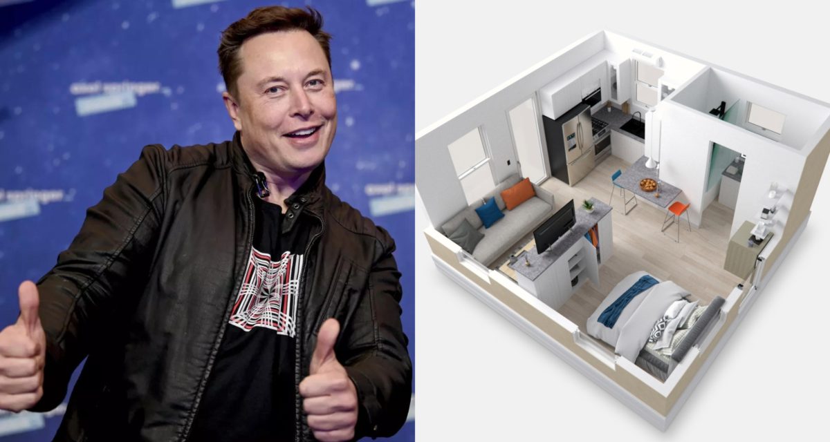 Elon Musk Now Lives In A Prefab Tiny House Worth Just 50,000