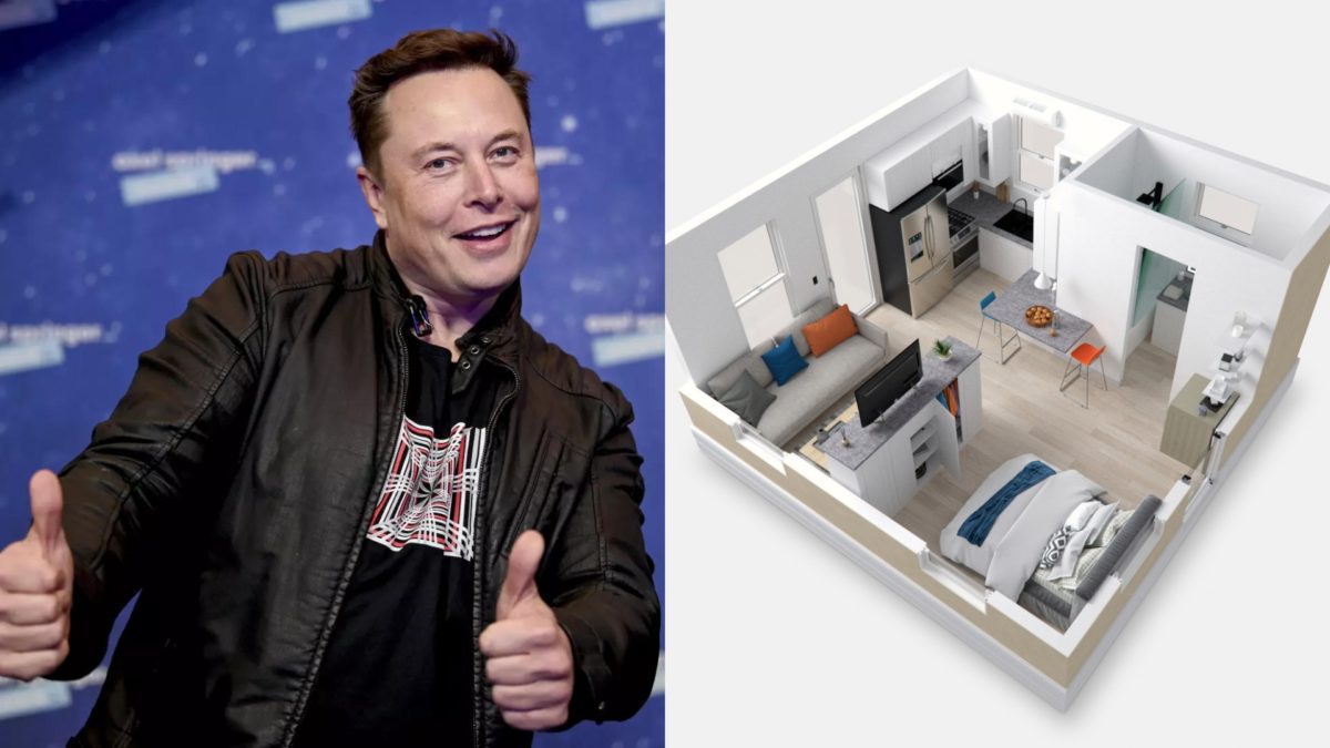 Elon Musk Now Lives In A Prefab Tiny House Worth Just $67,000