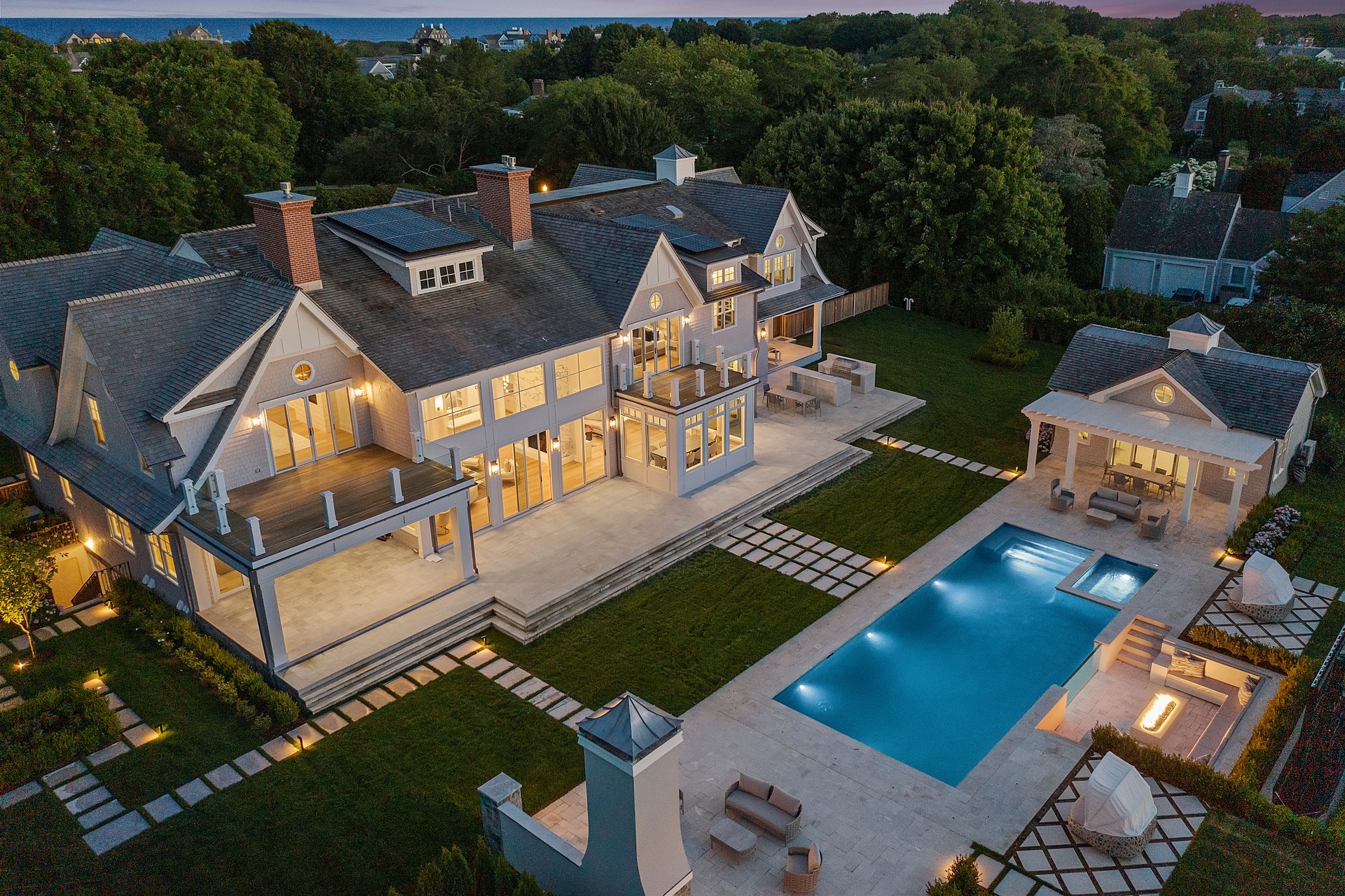 The Mansion At 63 Duck Pond Lane Features A MillionDollar TV