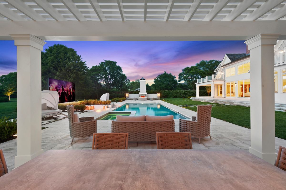 The $47 Million Hamptons Mansion Featuring A Million-Dollar TV