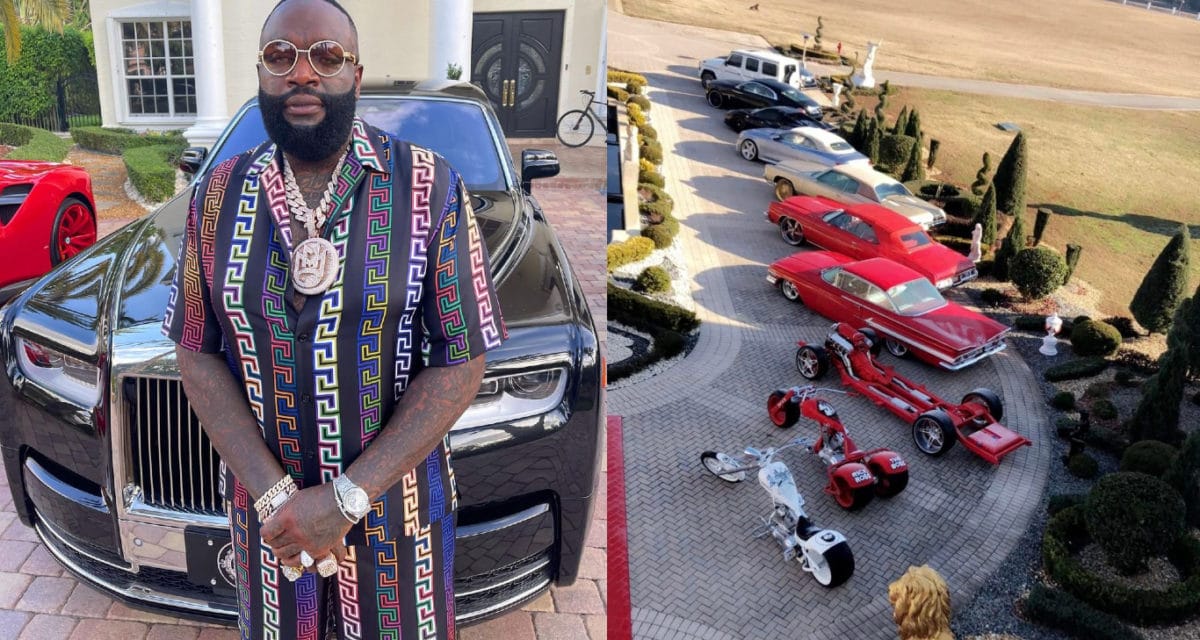 Rick Ross Flaunts Car Collection, Despite Not Having A Driver's License