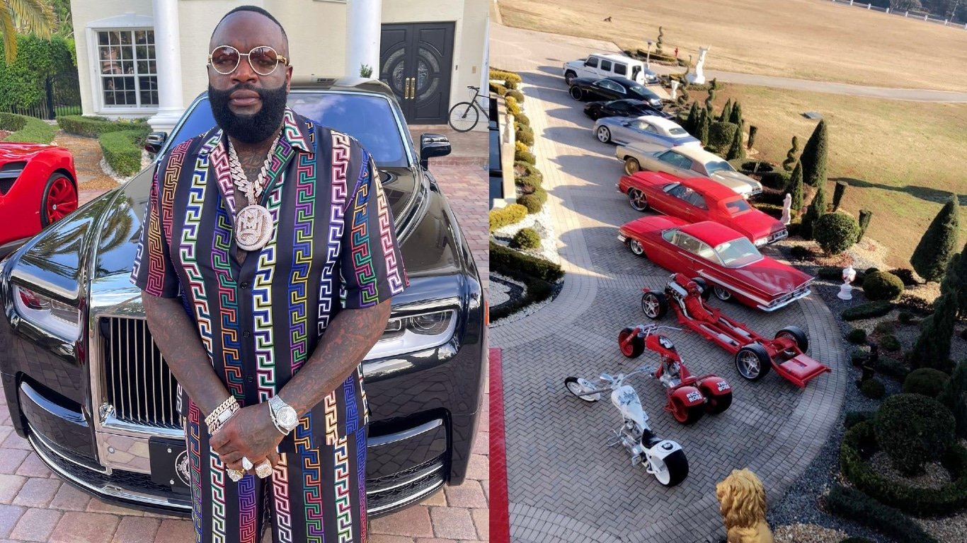'PAIN OF RICH' - Rick Ross had to buy the largest villa in Miami to ...