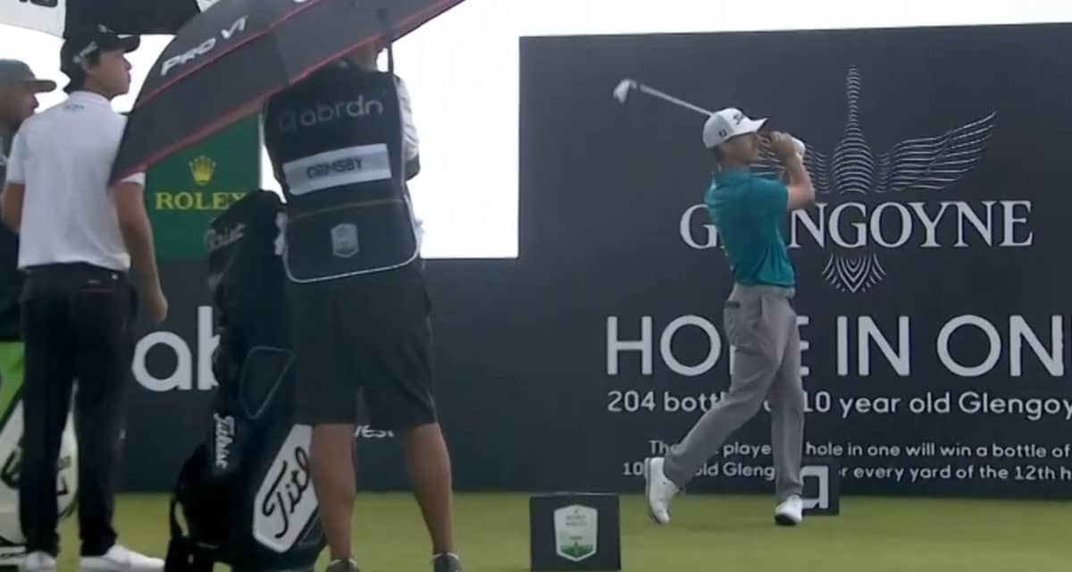 Wade Ormsby Earns 204 Bottles Of Whisky With HoleInOne