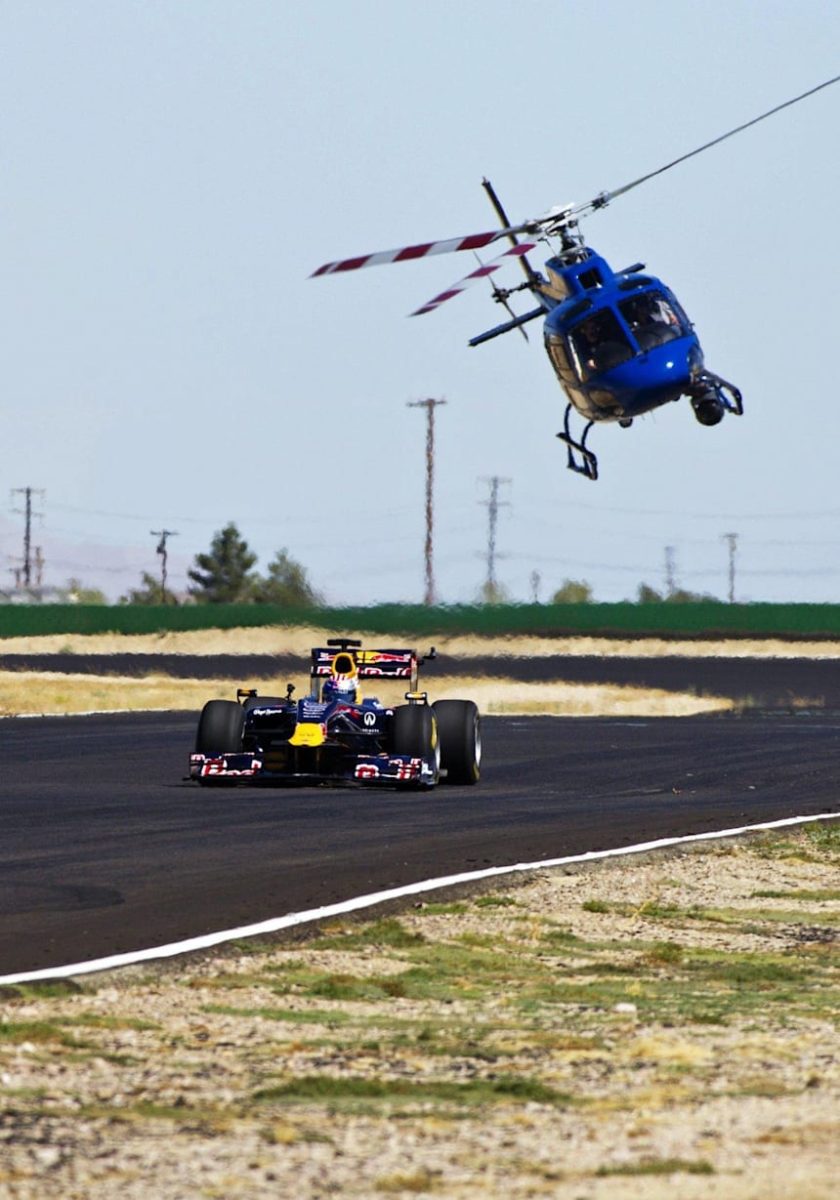 Tom Cruise Test Drive Red Bull Racing F1 Car David Coulthard