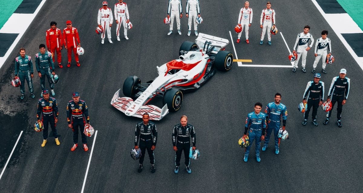 F1 Drivers with 2022 Car
