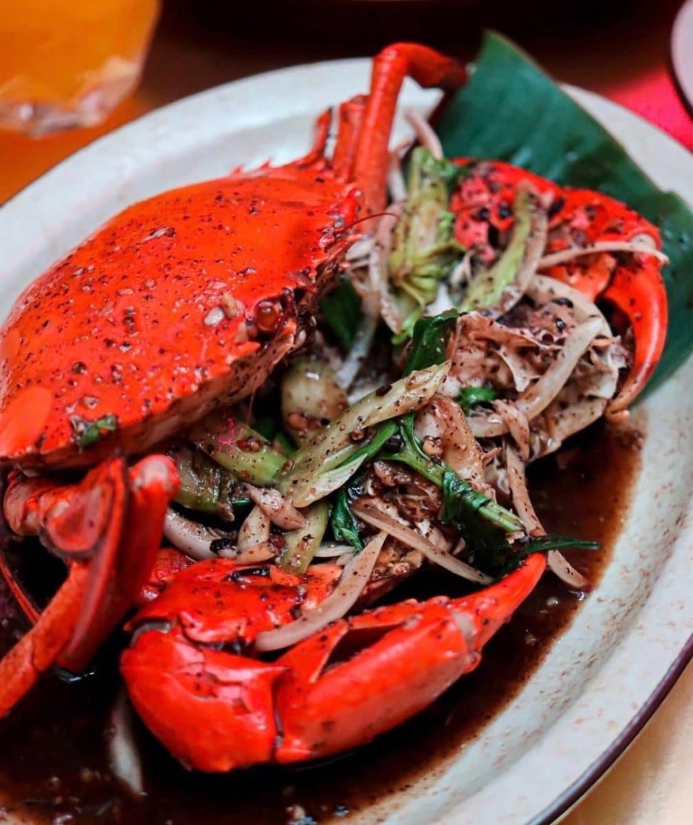 Mud Crab at Thai Tide, one of the best Thai restaurants in Melbourne.