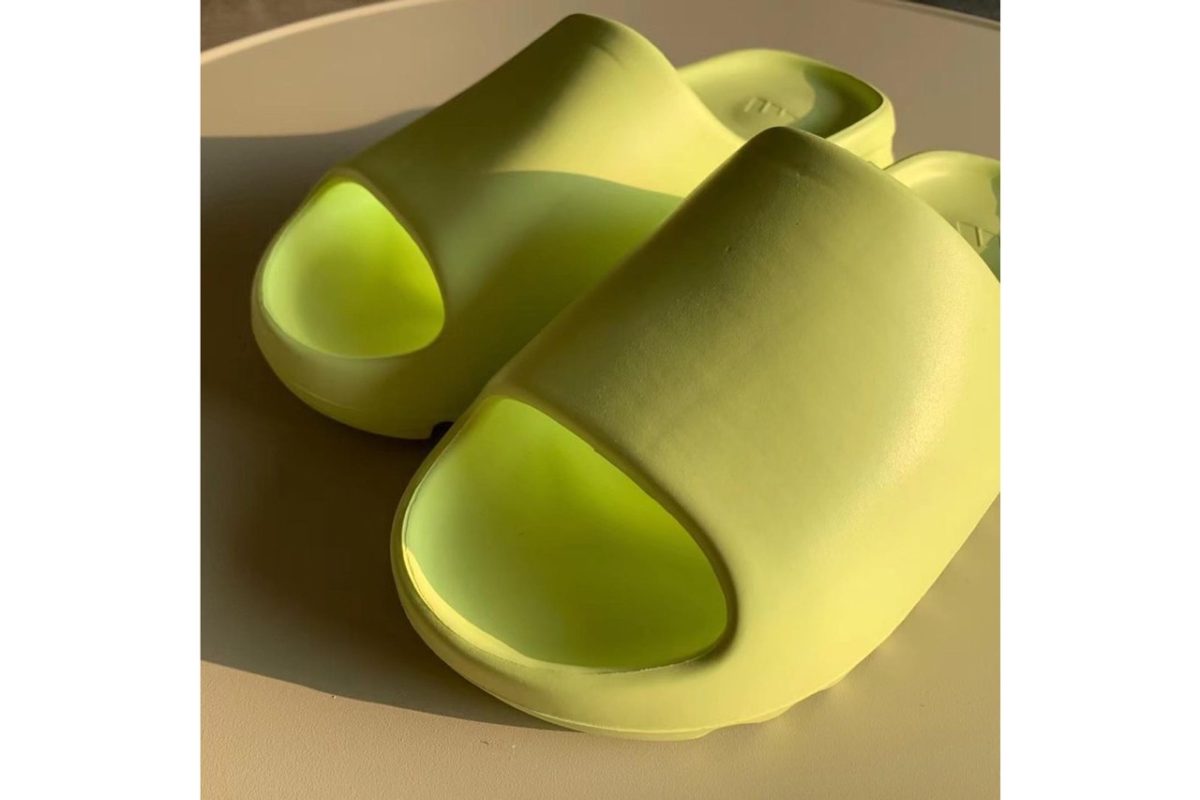 Summer Slides Sorted With Fresh Adidas YEEZY Slides In Glow Green