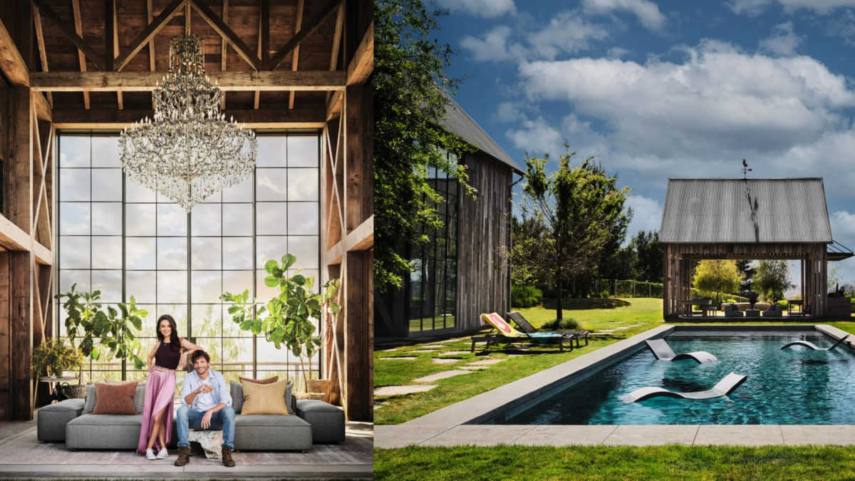 Ashton Kutcher And Mila Kunis Debut Rustic LA Farm House