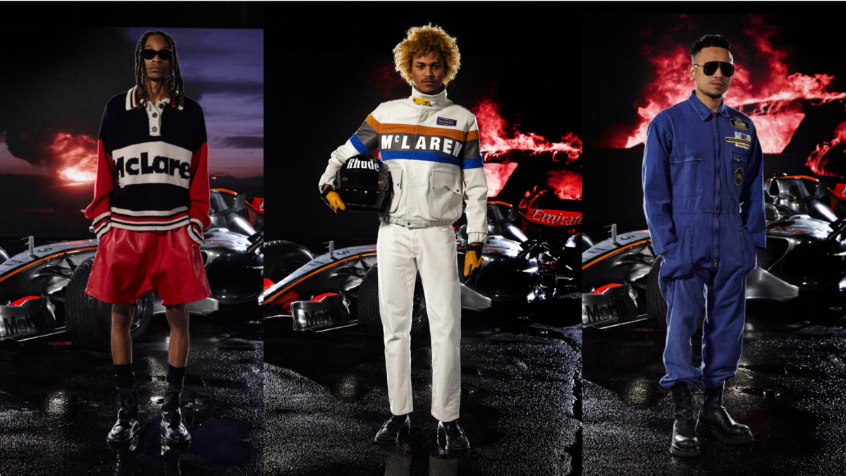 RHUDE Teams Up With McLaren In A Collection Celebrating F1 Steez