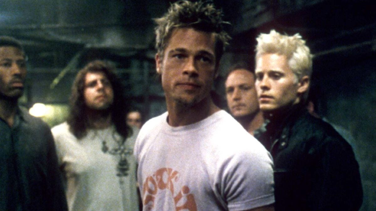 Fight Club is classic David Fincher with Brad Pitt and Edward Norton in lead roles.