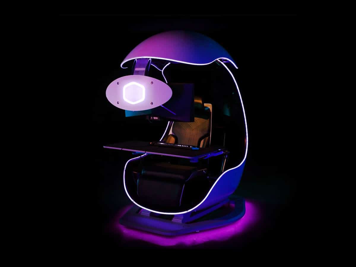 The Cool Master Orb X Pod Is A Futuristic Cockpit For Office Workers & Gamers