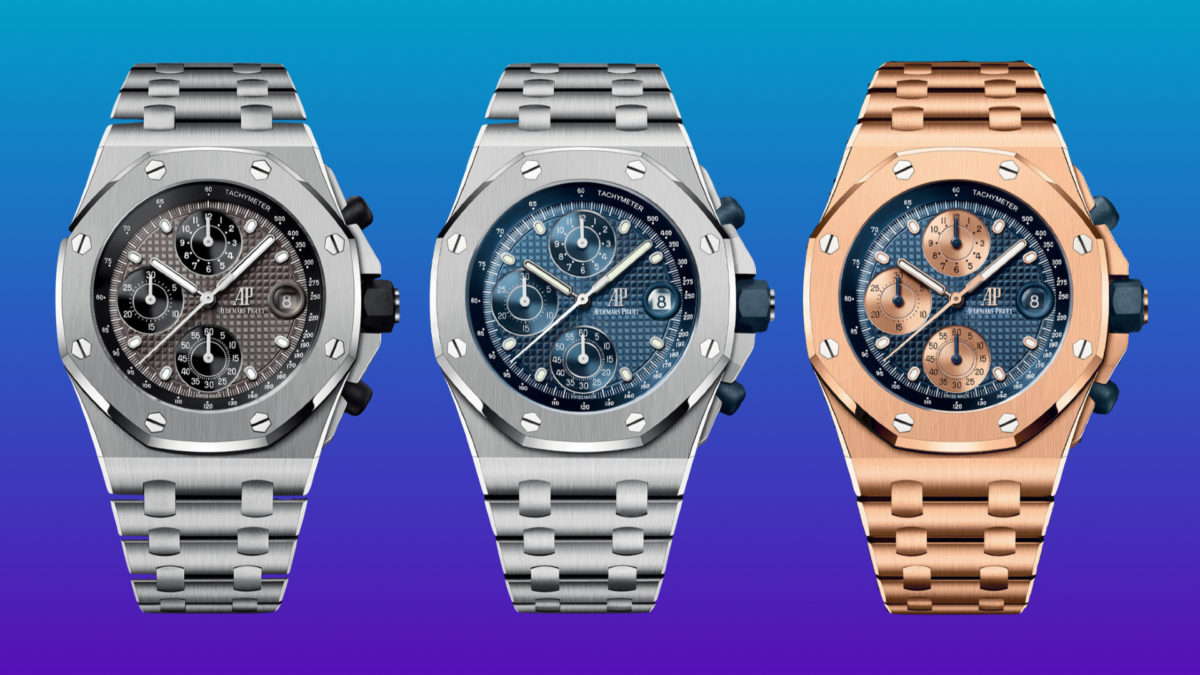 Audemars Piguet Goes Big With Three OG Royal Oak Offshore Chronographs