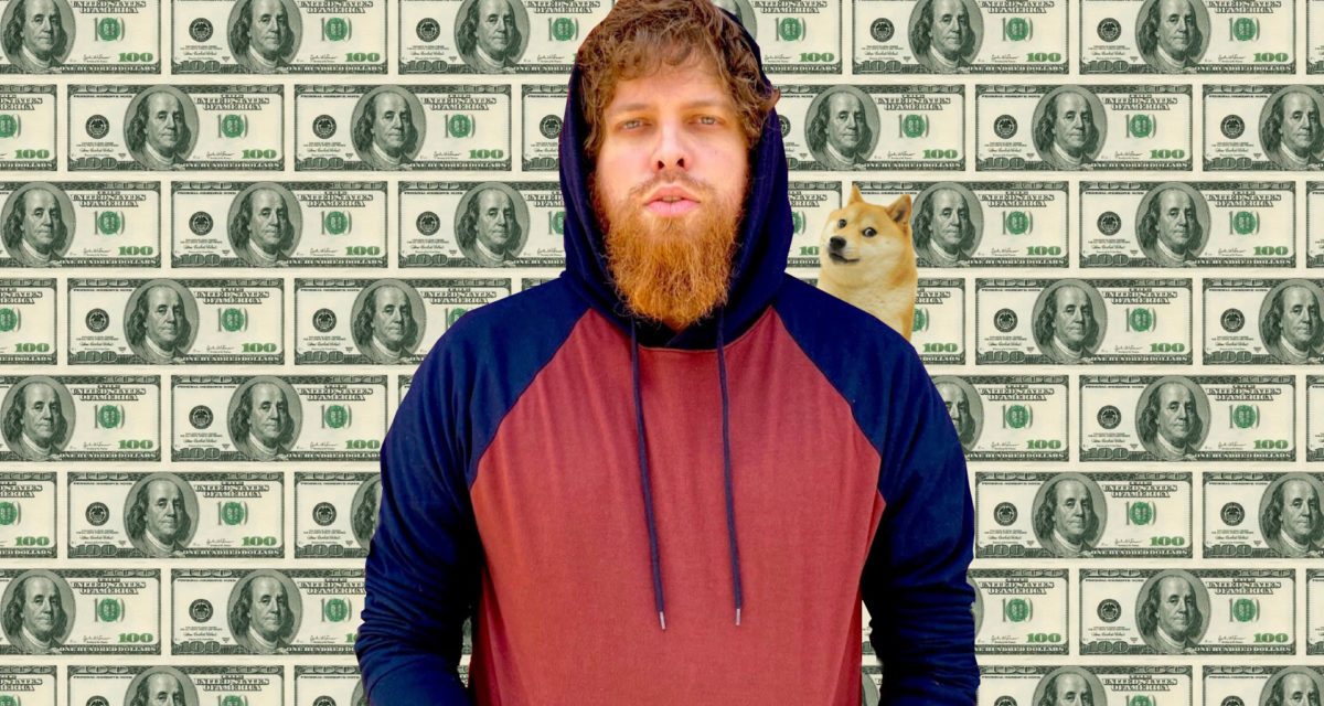 dogecoin millionaire glauber contessoto