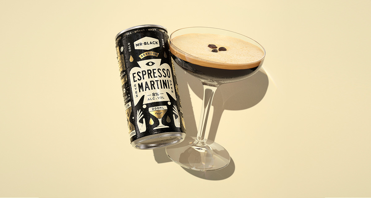 MR Black Espresso Martini Can