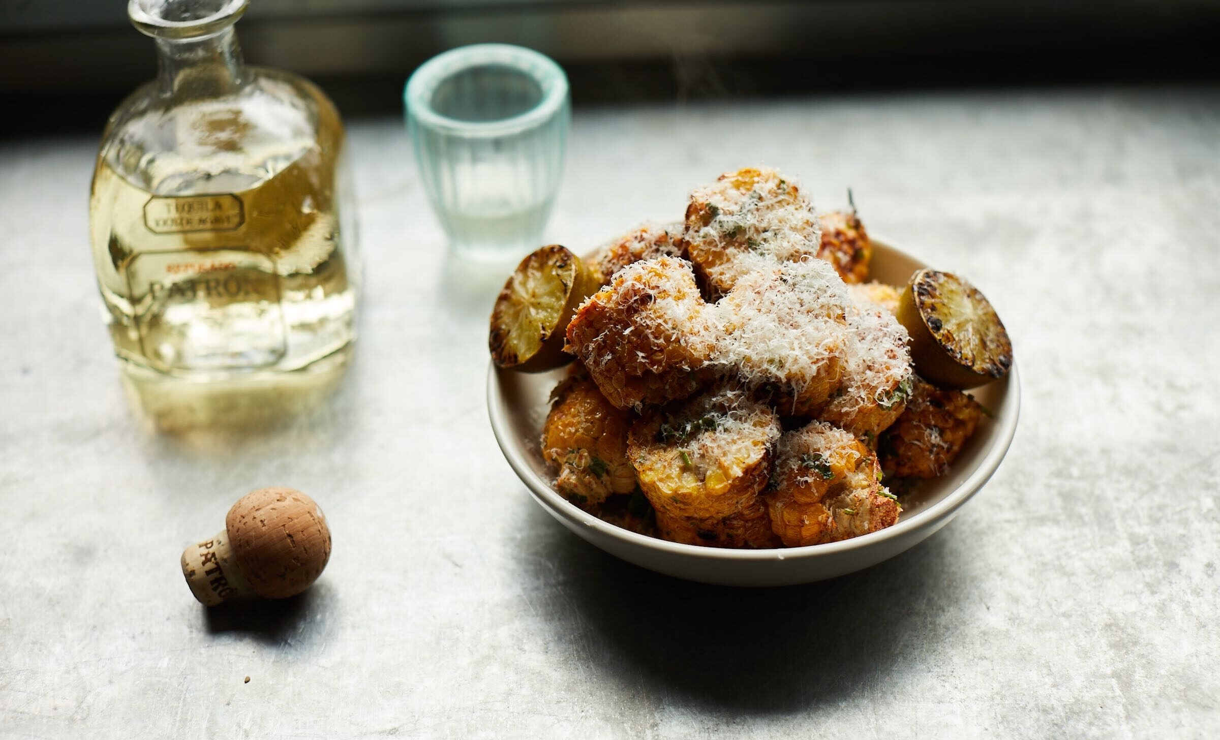 Patrón Pairings: BBQ Sweet Corn With Tabasco Mayo And Grilled Lime