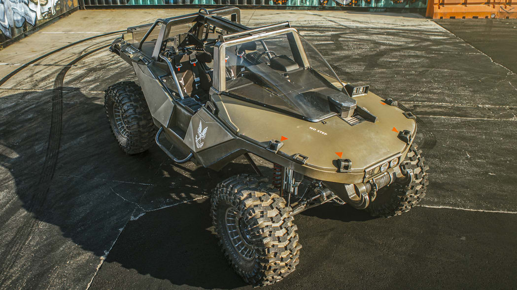 Ken Block Hoonigan Industries Halo Infinite Real-Life Warthog M12 assault vehicle