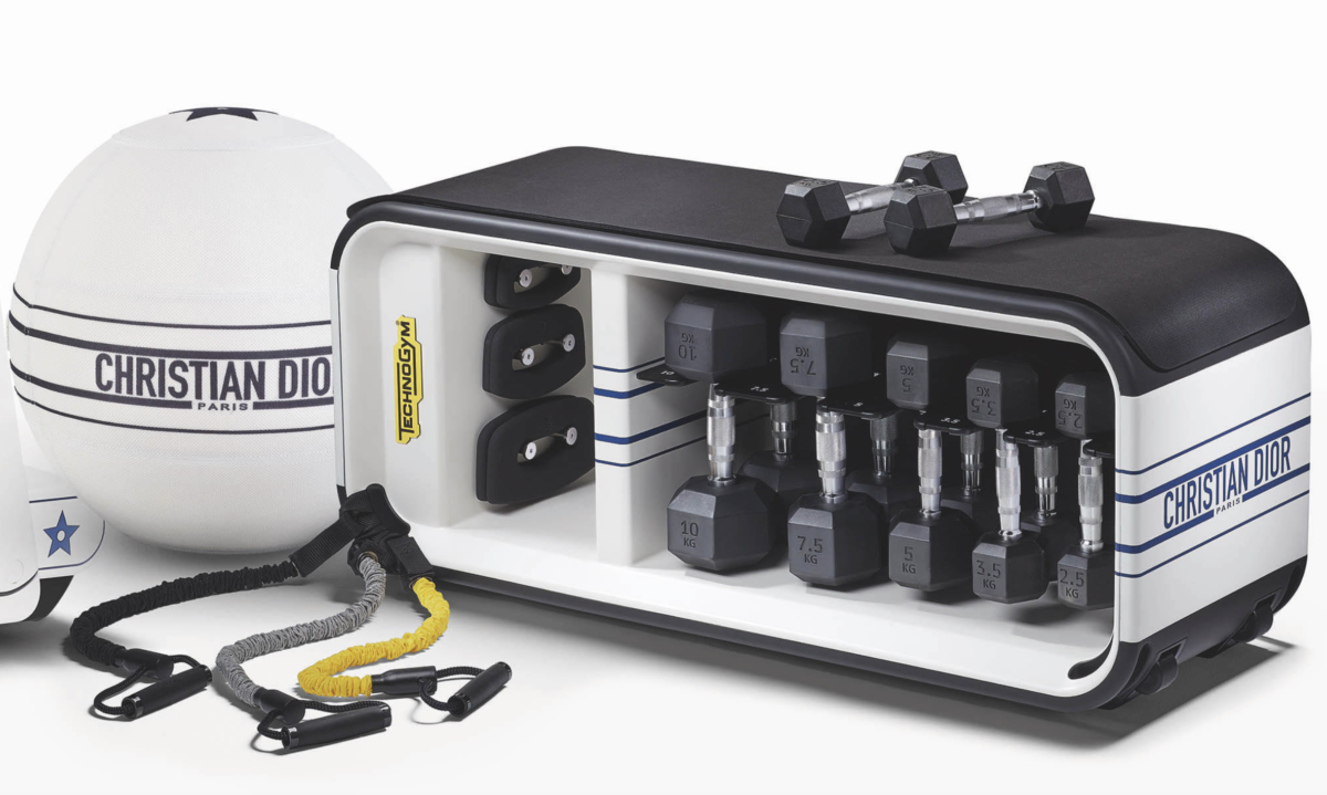 Dior & Technogym Link For Slick “Dior Vibe” Gym Collection
