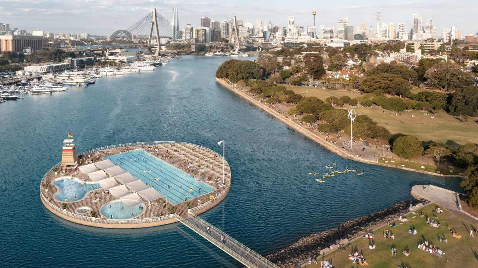 You Can Now Swim In Sydney Harbour At Barangaroo Reserve's Marrinawi Cove