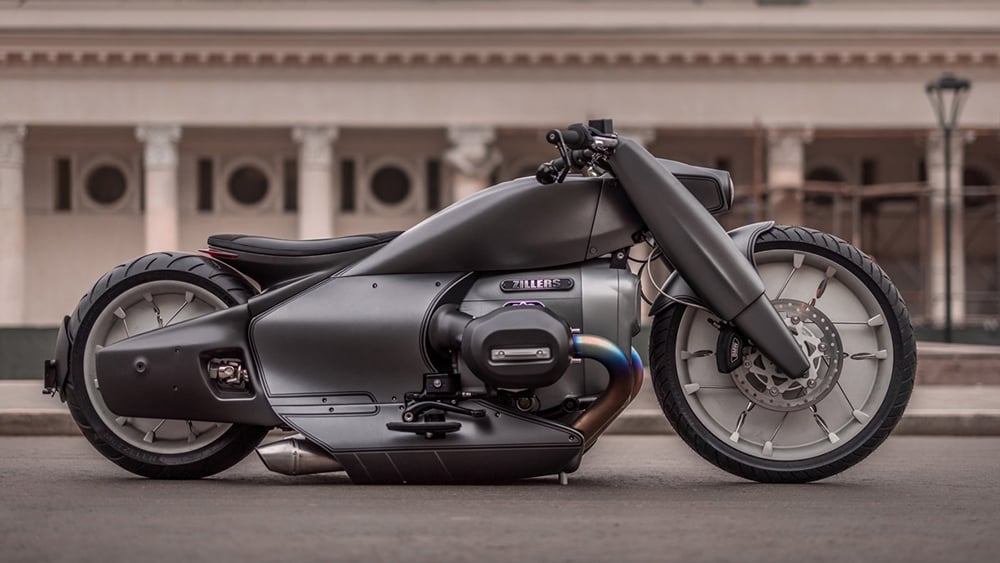 This Custom Russian BMW R18 Motorcycle Is A Gunmetal Beast