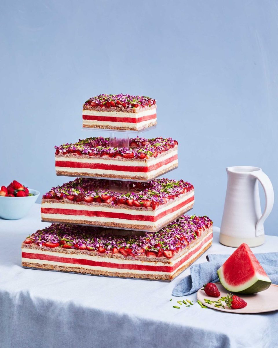 strawberry watermelon cake