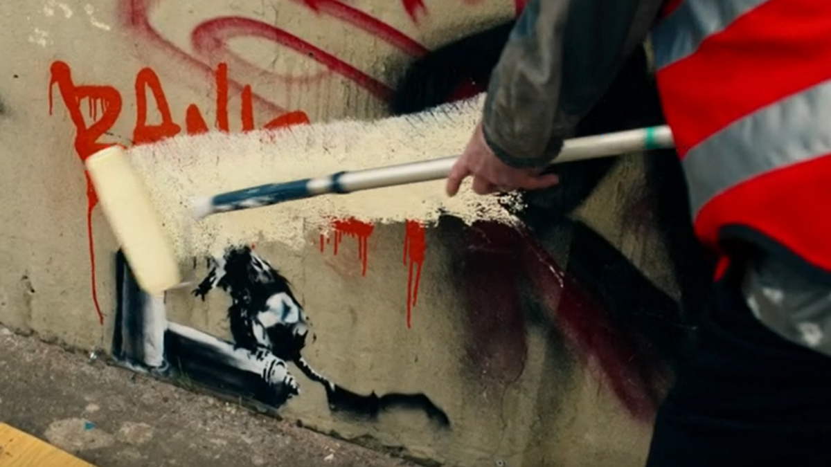 BBC The Outlaws Christopher Walken Banksy