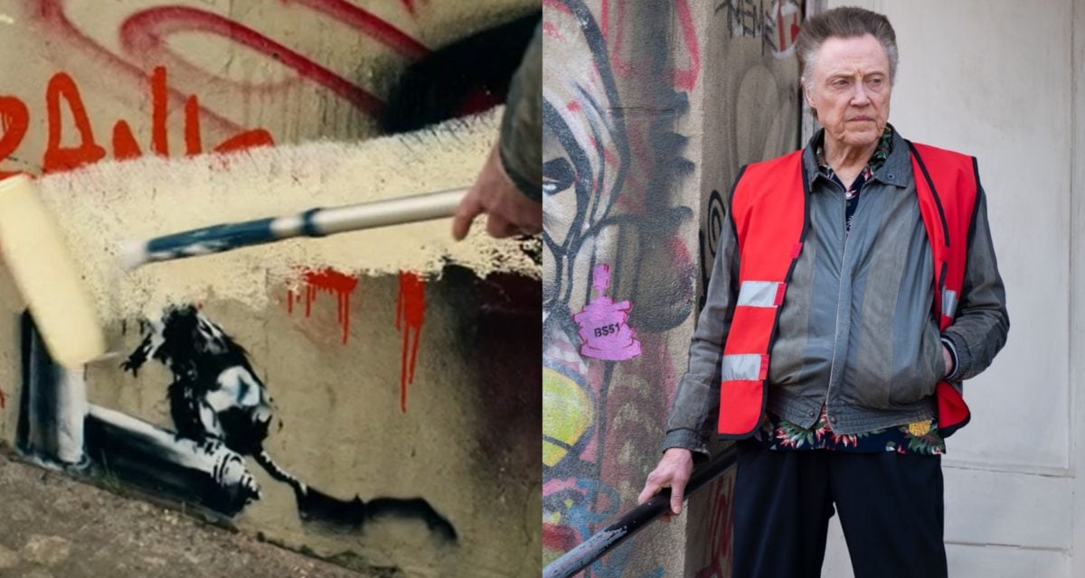 Christopher Walken Banksy Painting BBC The Outlaws