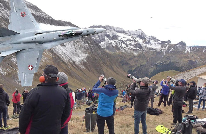 Swiss Air Force Target Practice AXALP 2021 Airshow