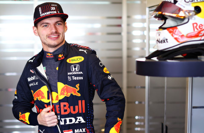 Formula 1 World Champion Max Verstappen Racing Number One Red Bull