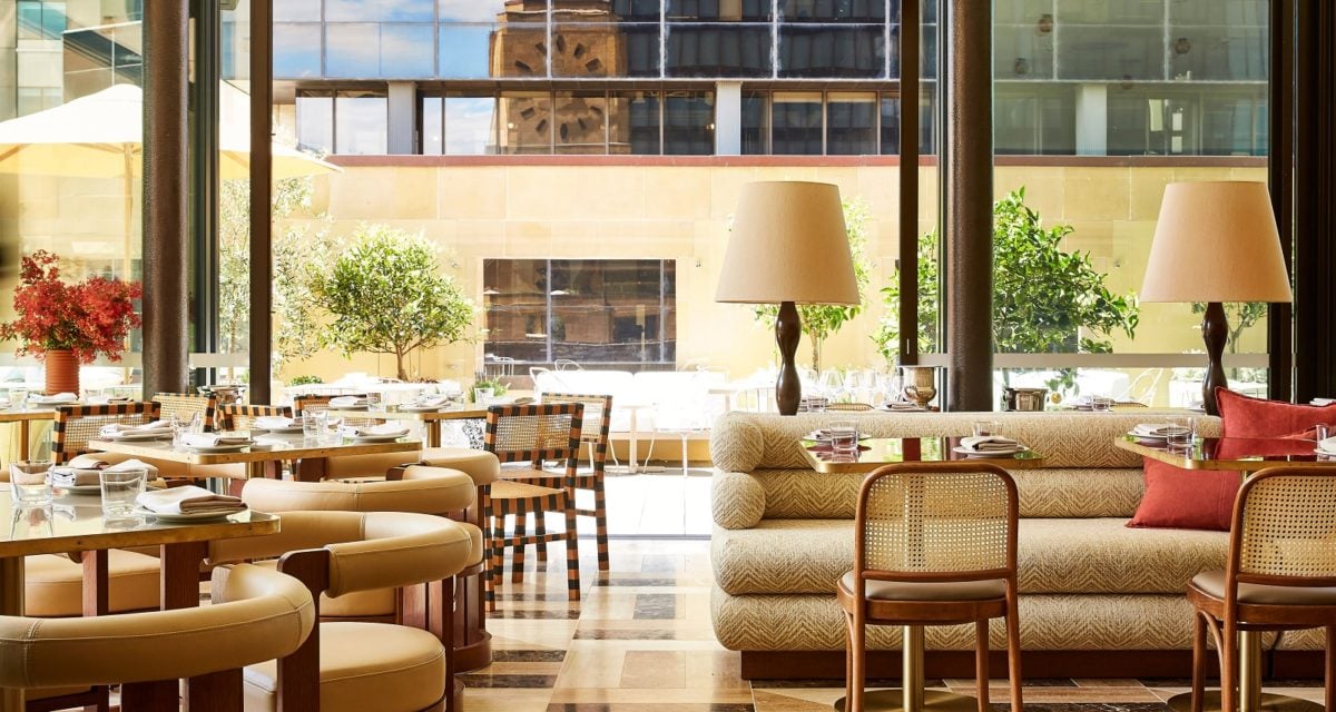 The Dining Room & Terrace at Shell House Sydney