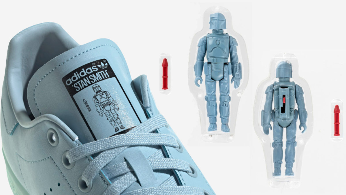 Hi boba. Adidas Boba Fett. Кроссовки адидас Boba Fett. Адидас Боба Фетт кроссовки. Adidas Stan Smith 'Boba Fett' Blue.