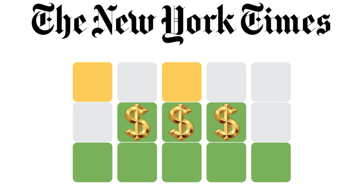 The New York Times Just Bought Wordle For "LowSeven Figures"