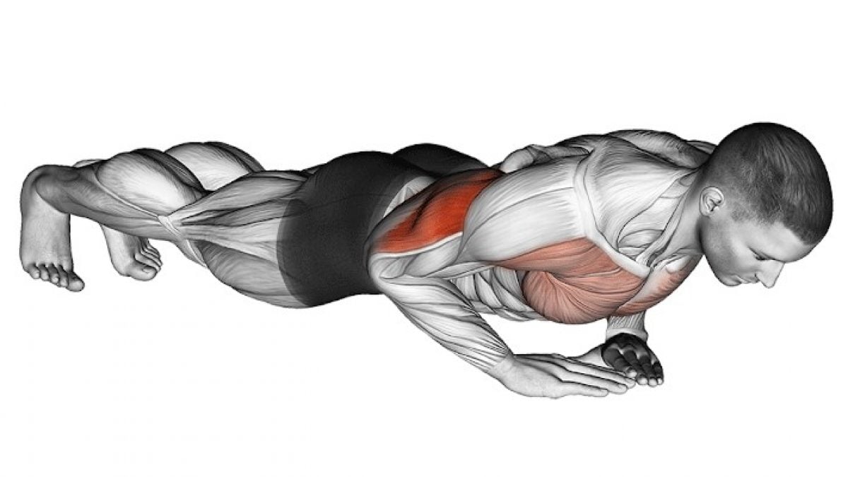 The Diamond Push Ups are a great option for tricep exercises.