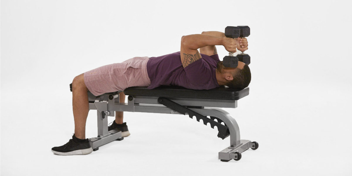 lying triceps extension